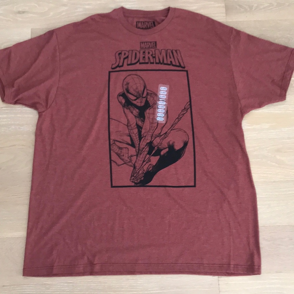 Spider-Man Burnt Orange T-Shirt - Men’s XXL